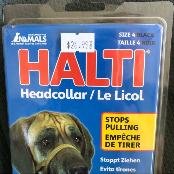 Dog Halti Collar to stop pulling - NEW with Tags in original packaging . Black - Picture 6 of 11